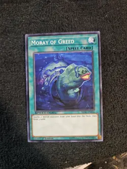 Yugioh Spell Card Moray of Greed SBAD-EN034 1st Edition Common - Image 1