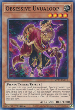 Obsessive Uvualoop MP21-EN010 1st ED Yu-Gi-Oh! - Image 1