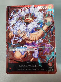 Monkey D Luffy ST21-001 Learn Together Promo Deck Leader One Piece Card English - Image 1