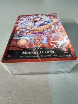Monkey D Luffy ST21-001 Learn Together Promo Deck Leader One Piece Card English - Image 4
