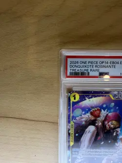 One Piece Donquixote Rosinante OP14-EB04 #108 PSA 10 Treasure Rare GEM MINT - Image 2