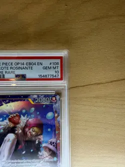 One Piece Donquixote Rosinante OP14-EB04 #108 PSA 10 Treasure Rare GEM MINT - Image 3