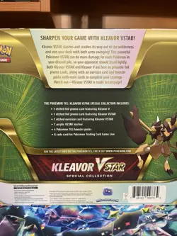 Pokemon Tcg Kleavor Vstar Special Collection Lost Origin Fusion Strike 4 Packs - Image 2