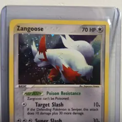 Zangoose 14/100 Pokemon TCG EX Sandstorm Holo Rare Vintage HP - Image 2