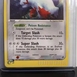 Zangoose 14/100 Pokemon TCG EX Sandstorm Holo Rare Vintage HP - Image 3