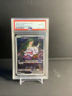 Pokemon Greavard Illustration Rare Holo Scarlet & Violet Base Set 214/198 PSA 10 - Image 1