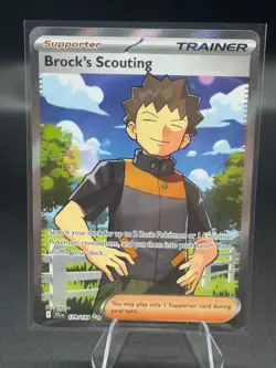 Brock's Scouting 179/159 Holo Journey Together Pokemon TCG - Image 1
