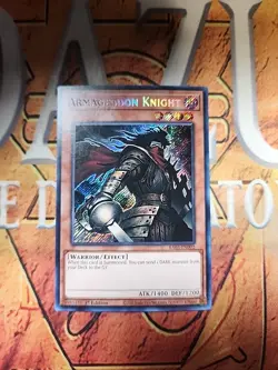 Armageddon Knight RA03-EN002 Secret Rare 1st Ed NM Yugioh - Image 1