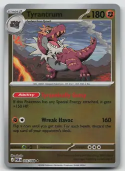 Tyrantrum 045/088 Perfect Order Pokemon Reverse Holo NM Rare - Image 1
