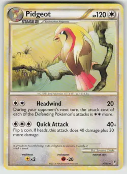 Pidgeot 30/95 Rare Call of Legends Pokemon Moderately Played - Image 1