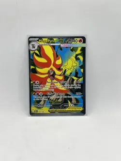 Pokemon Mega Pyroar ex 99/86 Full Art Double Ultra Rare Chaos Rising ME04 NM - Image 1