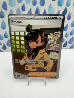 Pokemon TCG Emma 107/086 Me04: Chaos Rising Holo Full Art Illustration Rare - NM - Image 1