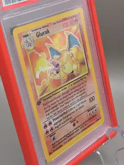 1999 POKEMON German 1ST Edition #4 GLURAK-HOLO PSA 6 EX-MT - Image 3