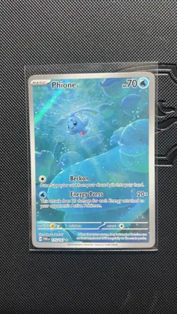 Phione Illustration Rare Pokemon Twilight Masquerade 175/167 NM - Image 1