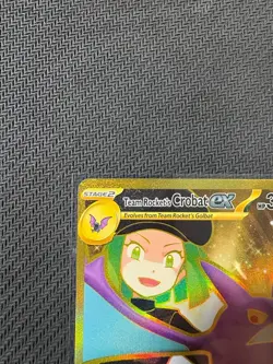 Pokemon TCG Team Rockets Crobat EX Gold Destined Rivals #234/182 - Image 2