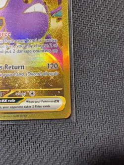 Pokemon TCG Team Rockets Crobat EX Gold Destined Rivals #234/182 - Image 4