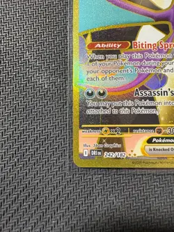 Pokemon TCG Team Rockets Crobat EX Gold Destined Rivals #234/182 - Image 5