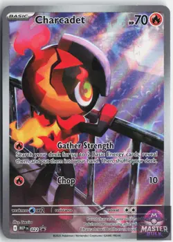 Charcadet 022 Holo Promo ME: Mega Evolution Promo Pokemon Near Mint - Image 1
