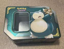 Pokemon TCG 2019 Eevee & Snorlax GX Tag Team Tin *EMPTY* - Image 1