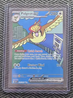 Pokemon TCG; Fuecoco IR 201/193; Pidgeot ex 225/197 SIR NM - Image 3