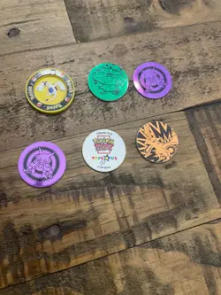Pokemon Vintage WOTC 1999 2000 TCG 6 Coins Pikachu Lugia Aerodactyl Toys R Us - Image 1
