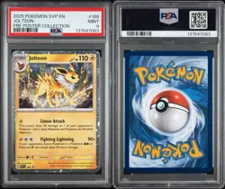 Pokemon Prismatic Evolutions Jolteon #169 Poster Collection Promo - PSA 9 - Image 3