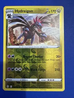 Hydreigon - 115/203 - Holo Rare - Reverse Holo Pokemon SS07 Evolving Skies - Image 1