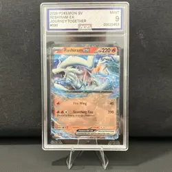 Pokemon Reshiram EX Sv09 Journey Together 030/159 Holo AGS 9 2025 - Image 1