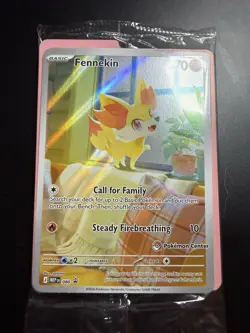 Fennekin - 080 (Pokemon Center Exclusive) Chaos Rising Promo Holo Factory Sealed - Image 1