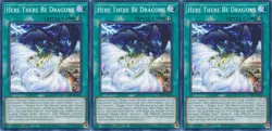Yu-Gi-Oh! Here There Be Dragons ALIN-EN061 1st Edition Near Mint Playset 3x - Image 1