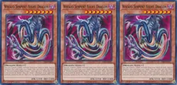 Yu-Gi-Oh! Wicked Serpent Night Dragon ALIN-EN031 1st Edition 3x Playset - Image 1