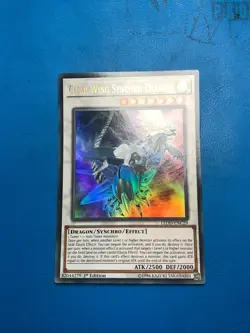 YUGIOH Ultra Rare Clear Wing Synchro Dragon LEDD-ENC29 1st Edition - Image 1