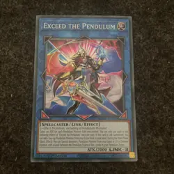 Yugioh! - Exceed The Pendulum - AGOV-EN045 - Super Rare - 1st Ed - NM/M - - Image 1