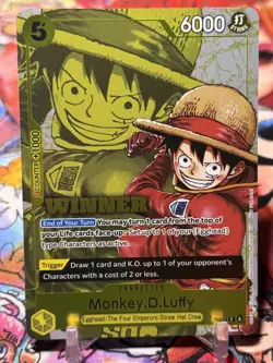 MONKEY D LUFFY - One Piece TCG P-106 - PROMO - Winner Pack 2026 Vol. 2 - Image 1