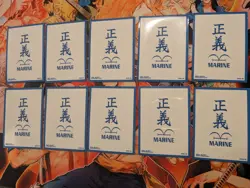 Official One Piece TCG Sleeves - Navy (10 Count Per Order) - Image 2