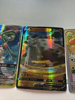 Pokemon TCG VMAX v Bundle 7x Holo Cards with Pikachu - Image 5
