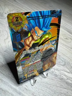 SSB Gogeta Miraculous Strongest Warrior Gold Stamp Foil Dragon Ball Super Card - Image 3