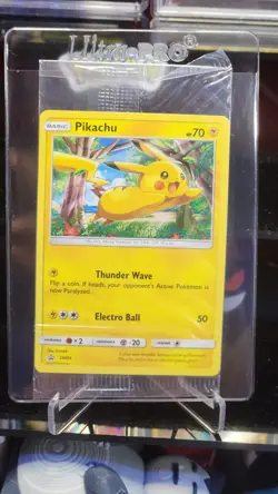 SEALED Pikachu Non Holo Promo Card Sun Moon Sm04 TCG 2016 Target Exclusive Mint - Image 1