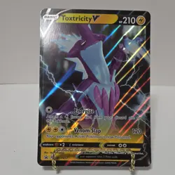 JUMBO Toxtricity V Card SWSH017 Oversized Promo Pokemon - Image 1