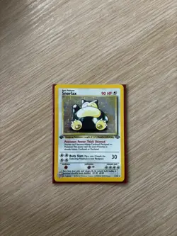 Pokemon TCG Snorlax Jungle Holo Rare Card 11/64 Unlimited LP-/MP Condition - Image 1