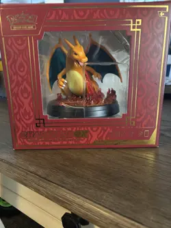 Charizard ex Super Premium Collection Box Card Display Pokemon TCG - FIGURE ONLY - Image 1