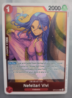 Nefertari Vivi OP13-012 OP-13 Carrying On His Will One Piece Card - Image 1