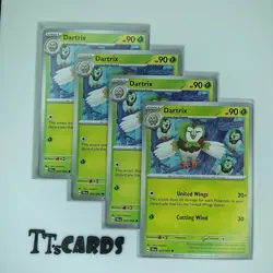 Dartrix 004/064 x4 Playset 4x - Pokemon SV Shrouded Fable SFA - 4 Card Set - Image 1