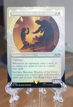 Boromir, Warden of the Tower (Showcase) Foil the Lord of the Rings - NM - 0302 - Image 1