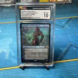 CGC Gem Mint 10 Tezzeret Artifice Master Core Set 2019 Foil Mythic PSA MTG Magic - Image 1