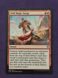 Wild Magic Surge CLB 206 English NM - MTG - Image 1