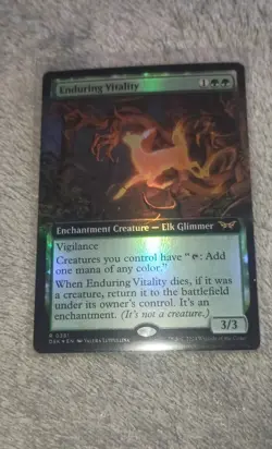 Enduring Vitality (Extended Art) Duskmourn: House of Horror Foil - Image 1