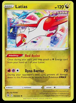 Pokemon SWSH08: Fusion Strike 193/264 Latias - Image 1