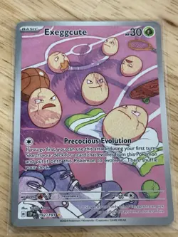 Pokemon TCG Exeggcute 192/191 Illustration Rare Surging Sparks - Image 1