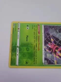 Pokemon TCG Ariados Silver Tempest 004/195 Reverse Holo Rare Grass Fresh - Image 2